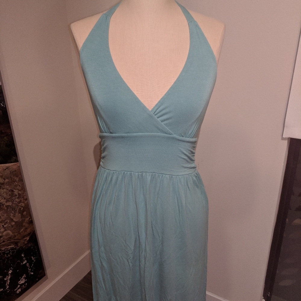 Mint Halter Dress